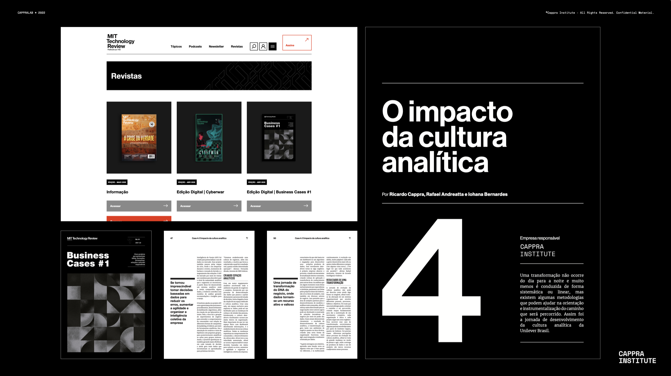 Preview do Artigo "O impacto da cultura analítica" publicado pela MIT Technology Review Brasil em conjunto com o Cappra Institute for Data Science e a Unilever.